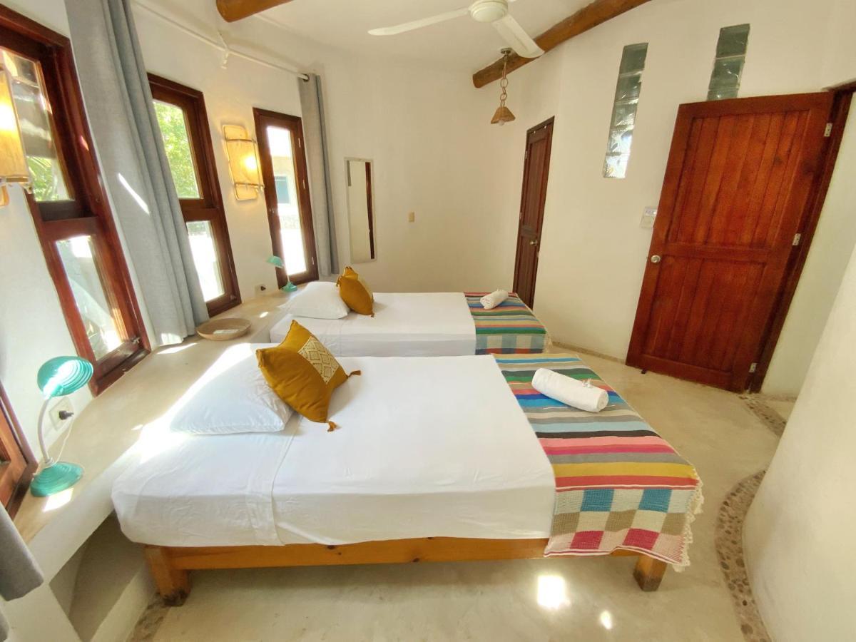 Casa Cacahuate Holbox-Casa Entera Con Jardin-Whole House With Garden Villa Buitenkant foto